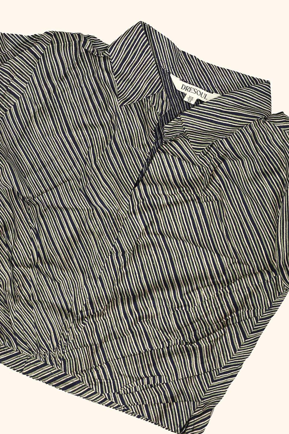 Luxurious Rayon Stripes Co-ord Set | Dresoul