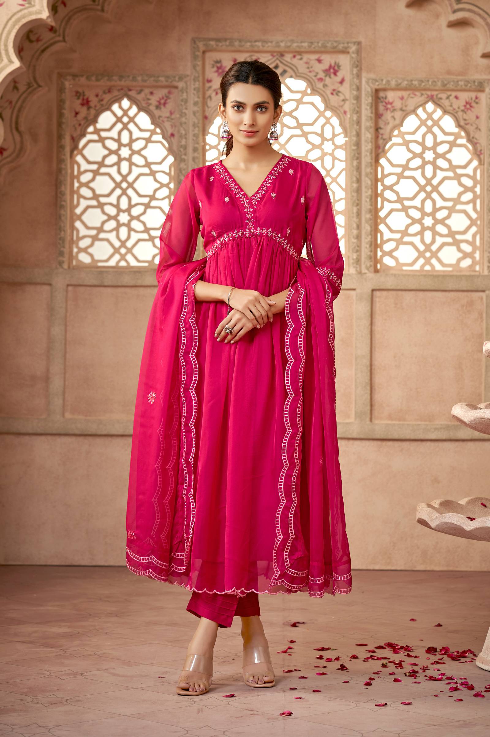 carnation-bright-pink-embroidered-kurta-set-with-dupatta