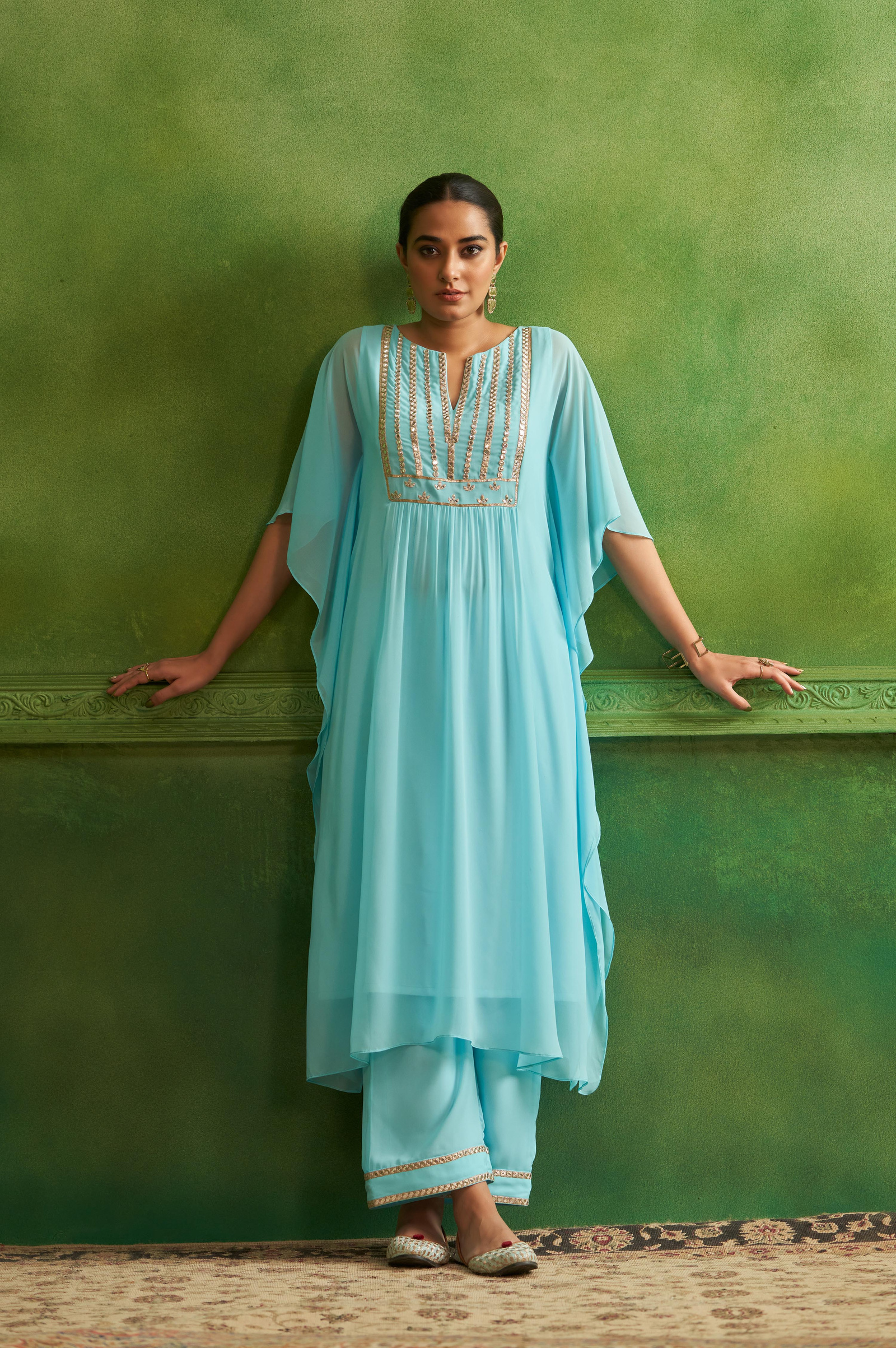 sky-blue-embroidered-regular-mirror-work-kaftan