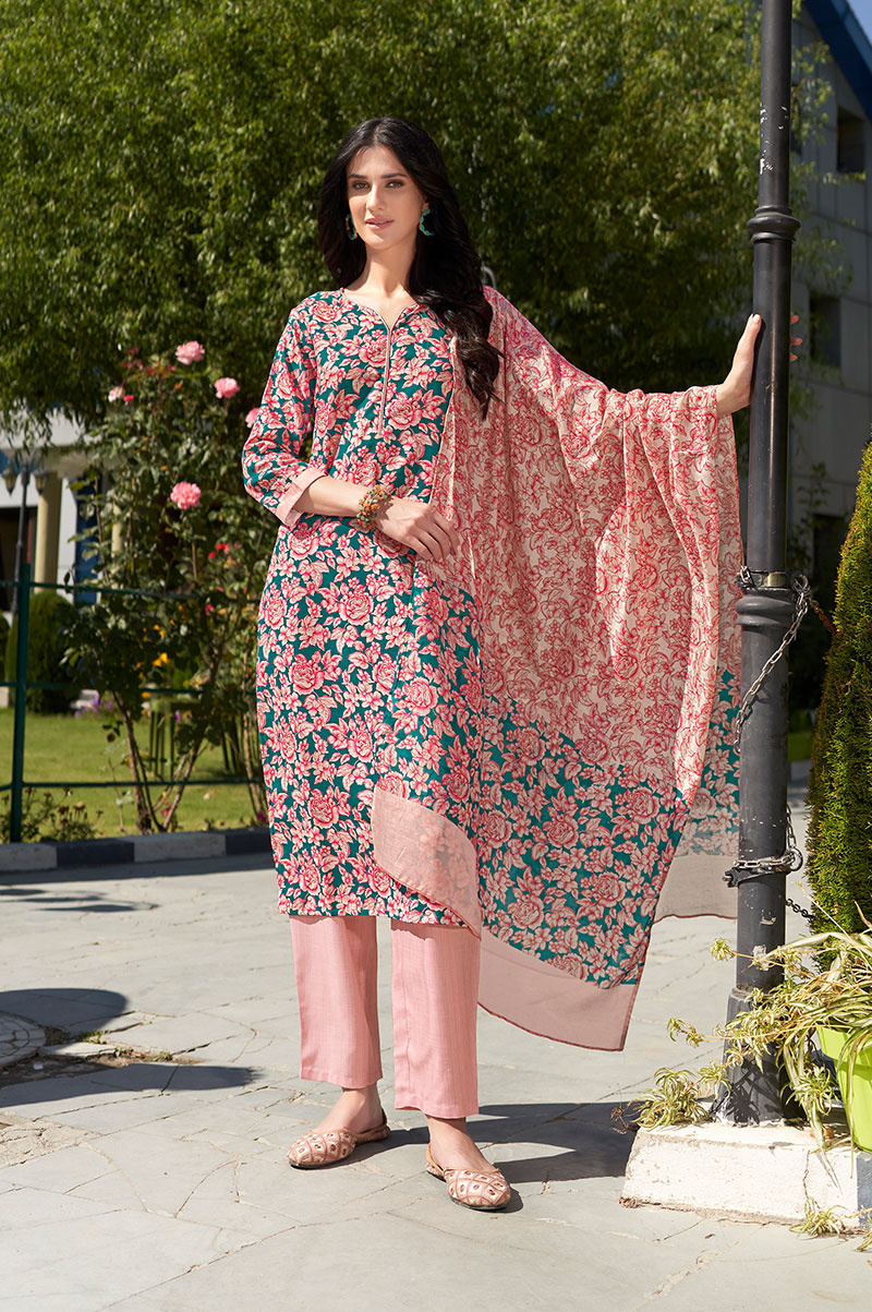 pink-blue-cotton-blend-floral-printed-kurta-set-with-dupatta-for-women