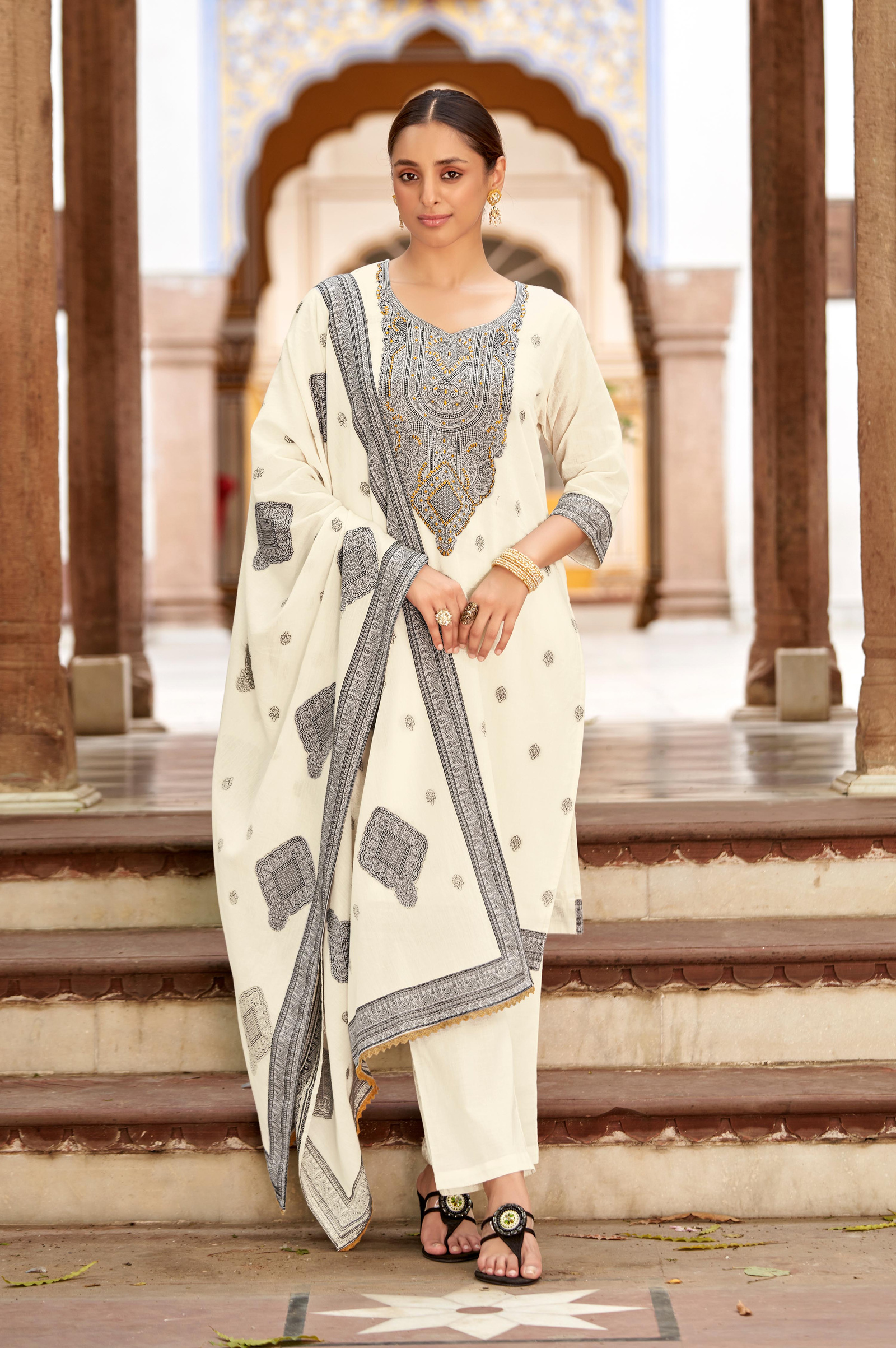 white-pure-cotton-jacquard-straight-kurta-with-trousers-and-dupatta