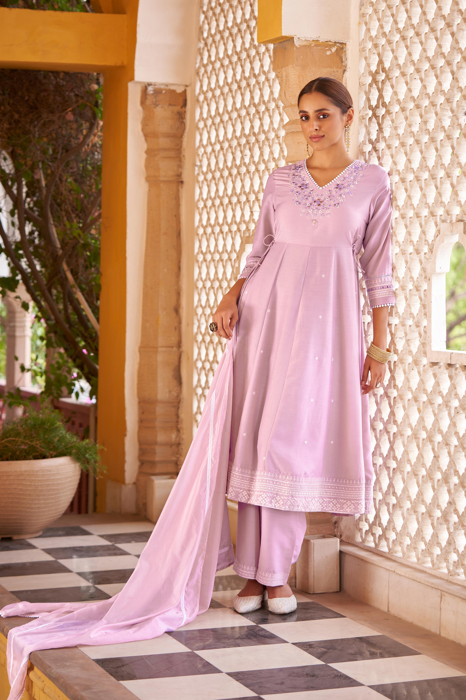 purple-ethnic-motifs-embroidered-mirror-work-anarkali-kurti-with-pyjamas-dupatta