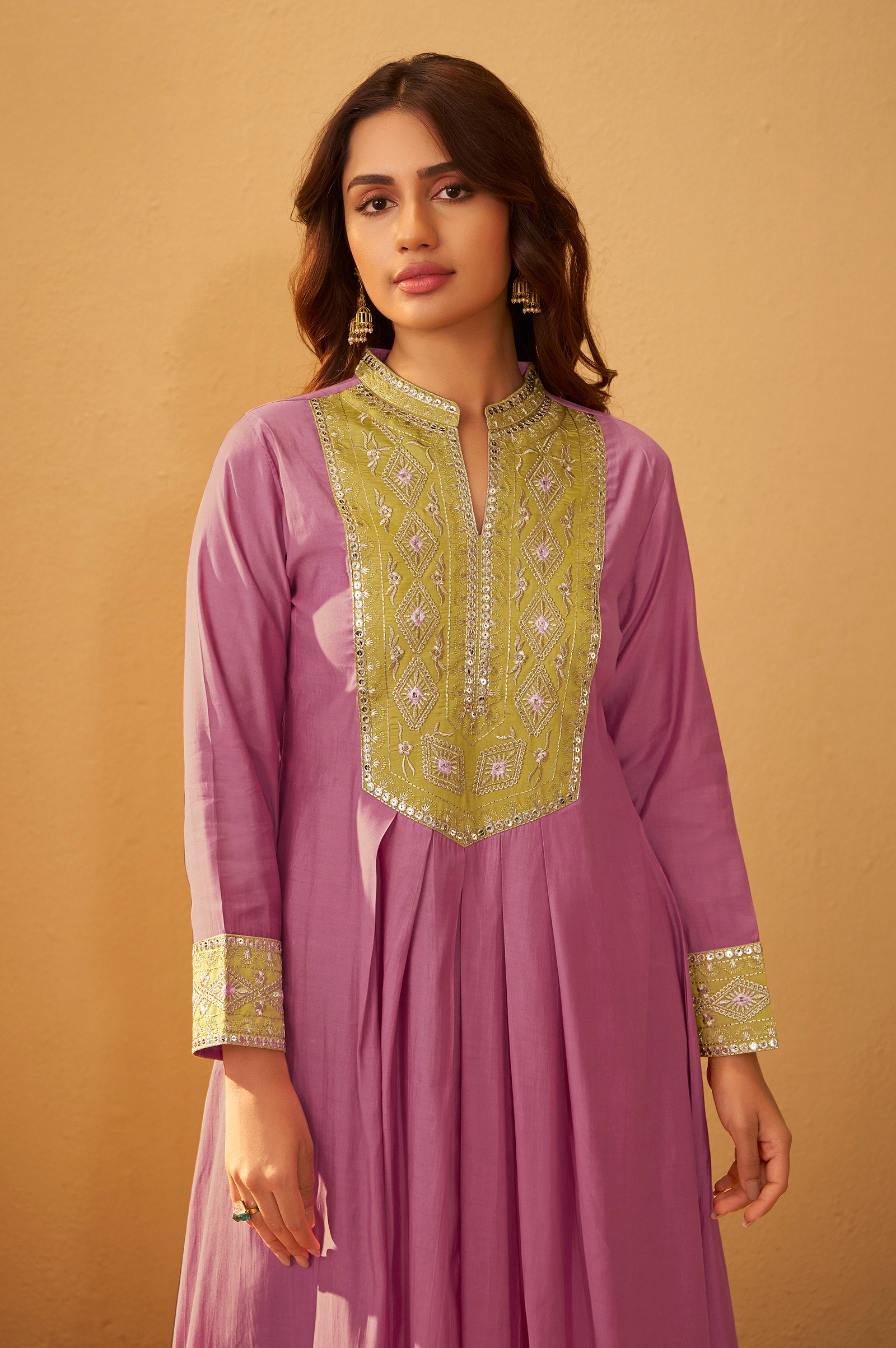 womens-light-pink-roman-silk-embroidered-flared-co-ord-set