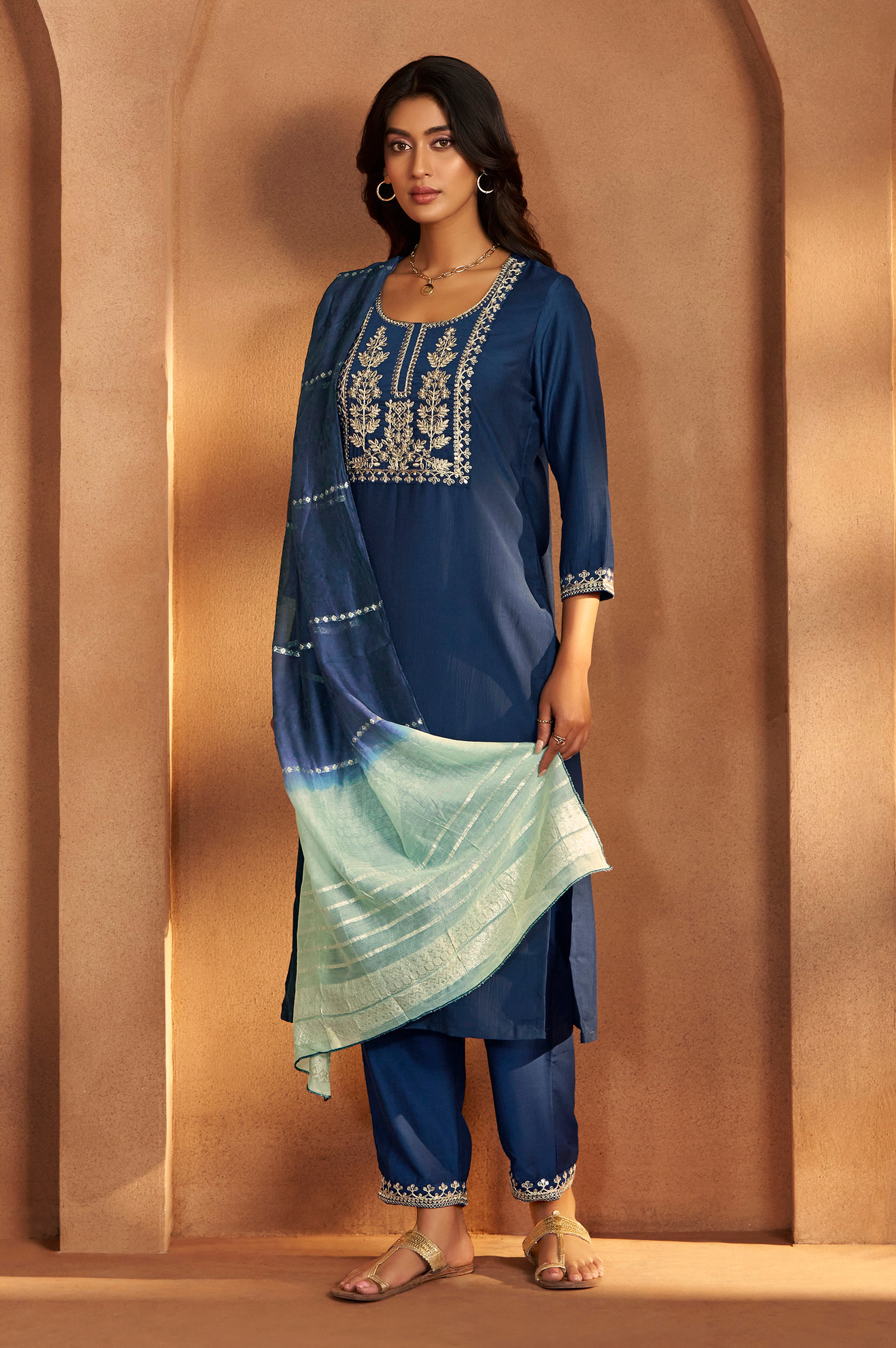 blue-cotton-blend-embroidered-kurta-pant-with-chanderi-jacquard-dupatta