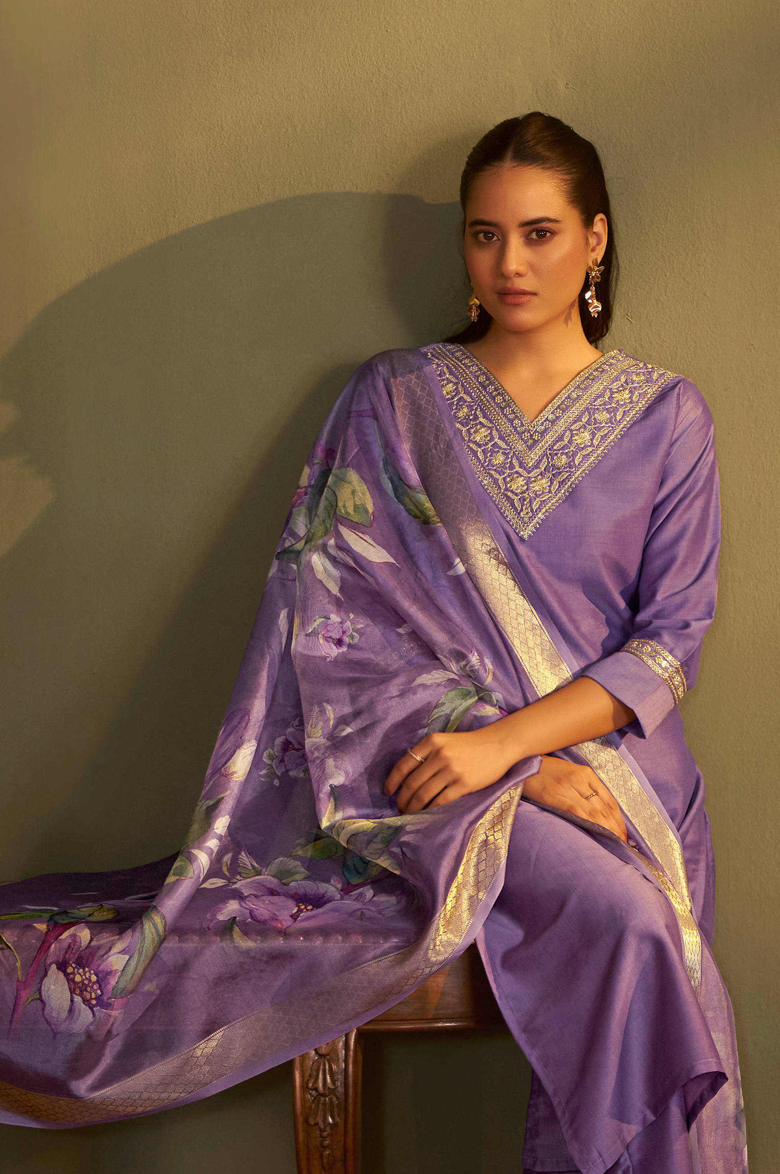women-purple-cotton-blend-embroidered-straight-kurta-with-pant-organza-jacquard-printed-dupatta