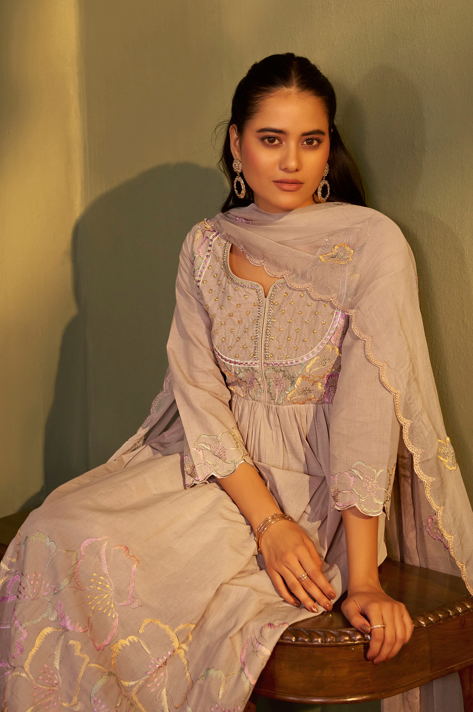 brown-pure-cotton-embroidered-anarkali-kurta-set-with-dupatta-for-women