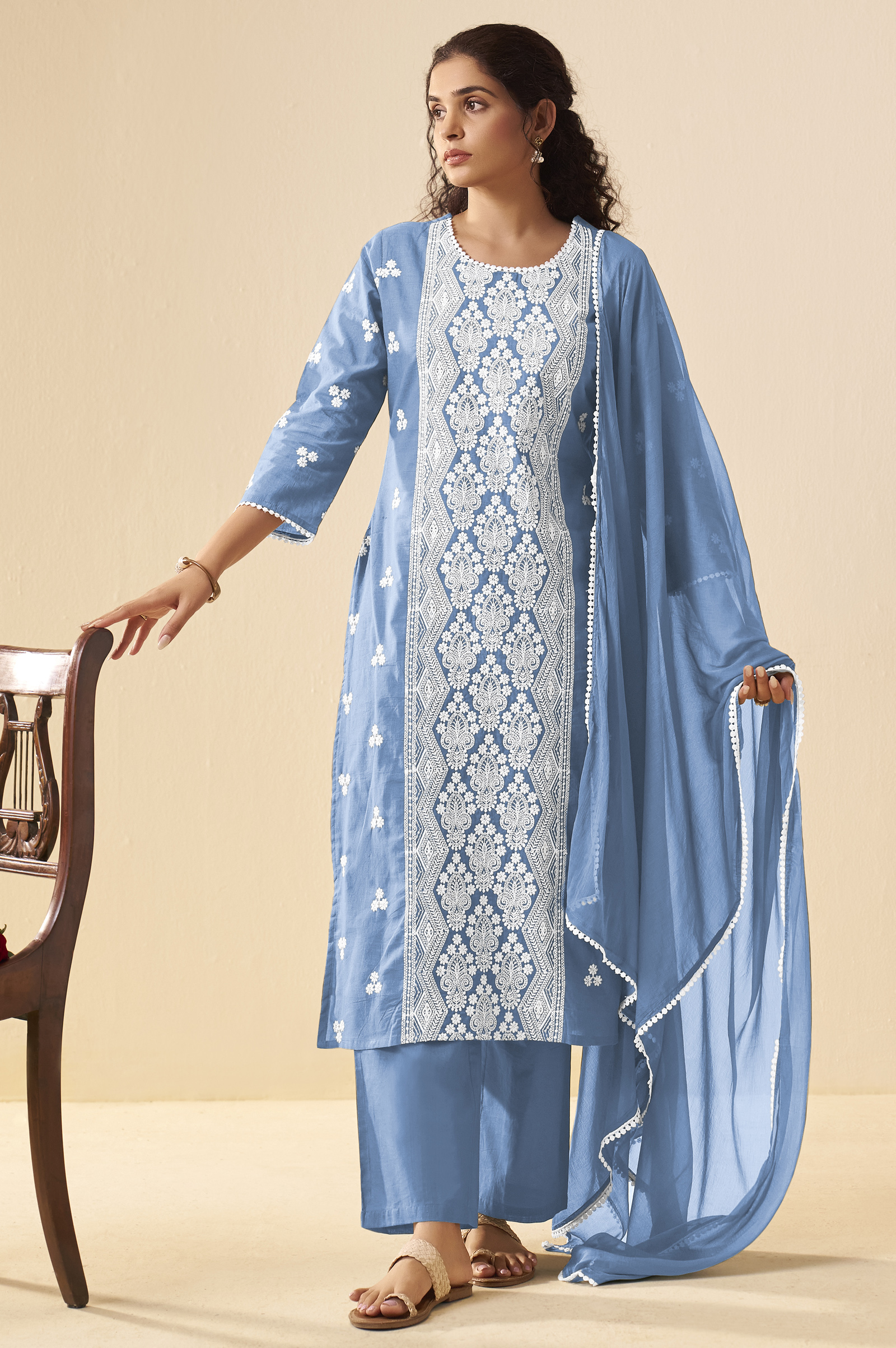 sky-blue-pure-cotton-schiffli-embroidered-straight-kurta-set