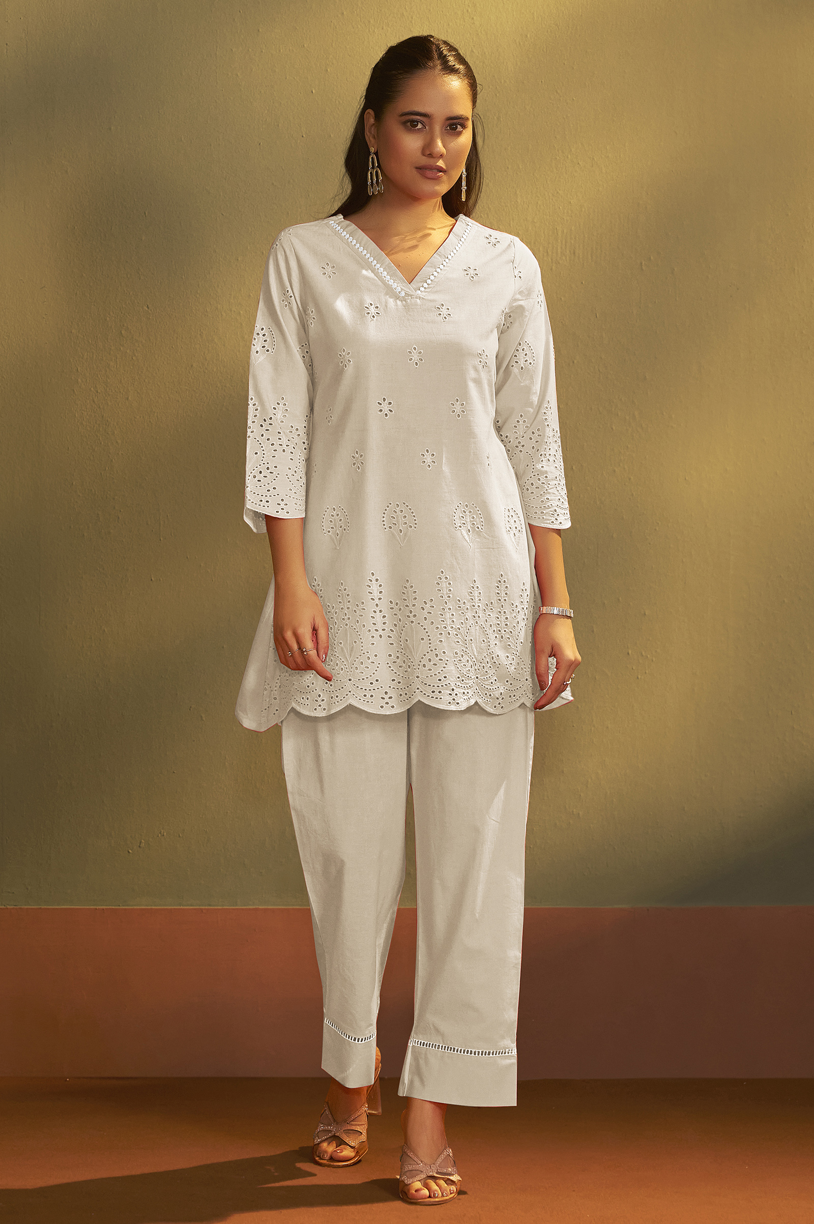 womens-cream-pure-cotton-schiffli-co-ord-set