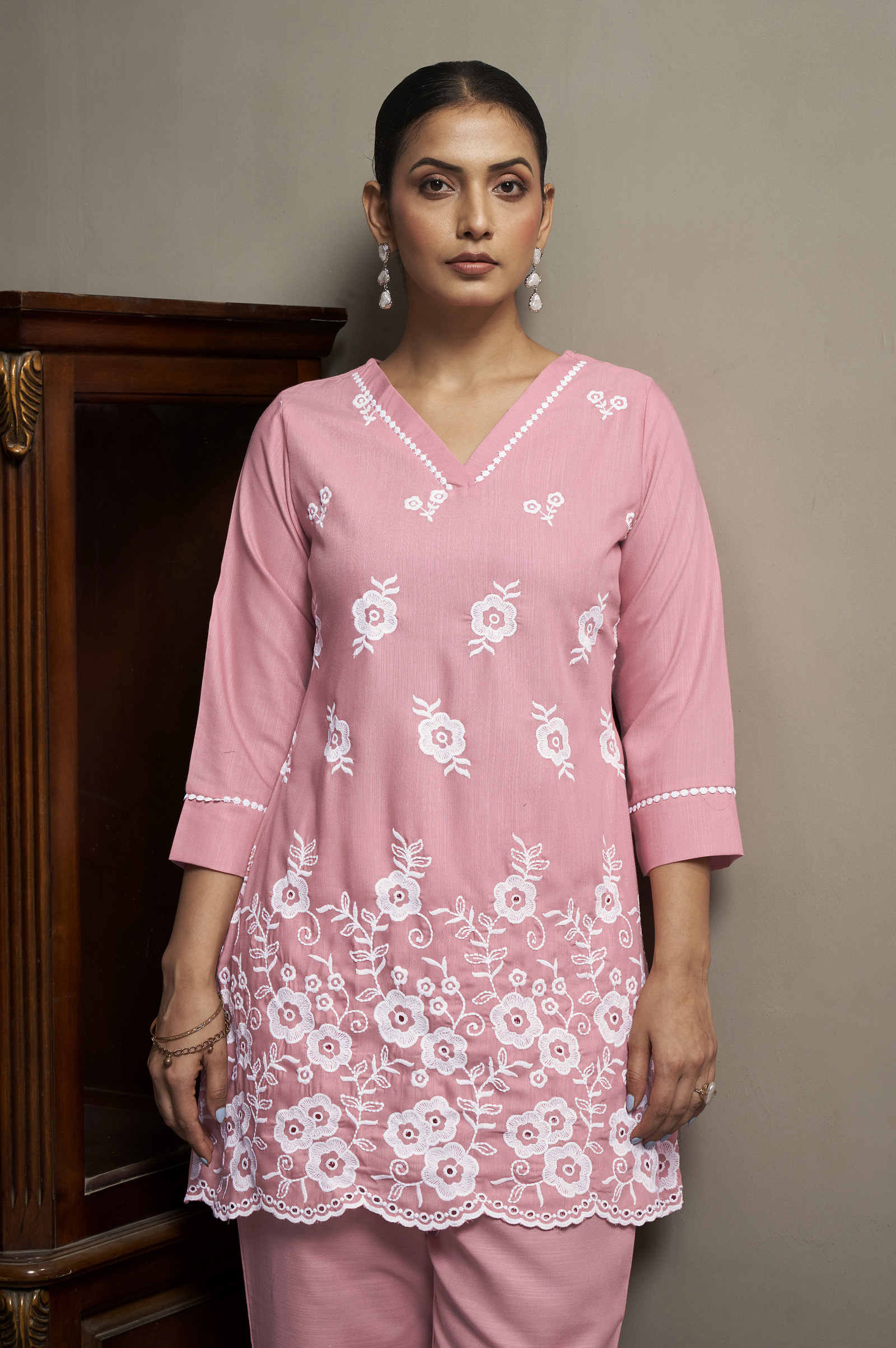 womens-pink-pure-cotton-schiffli-embroidered-straight-co-ord-set